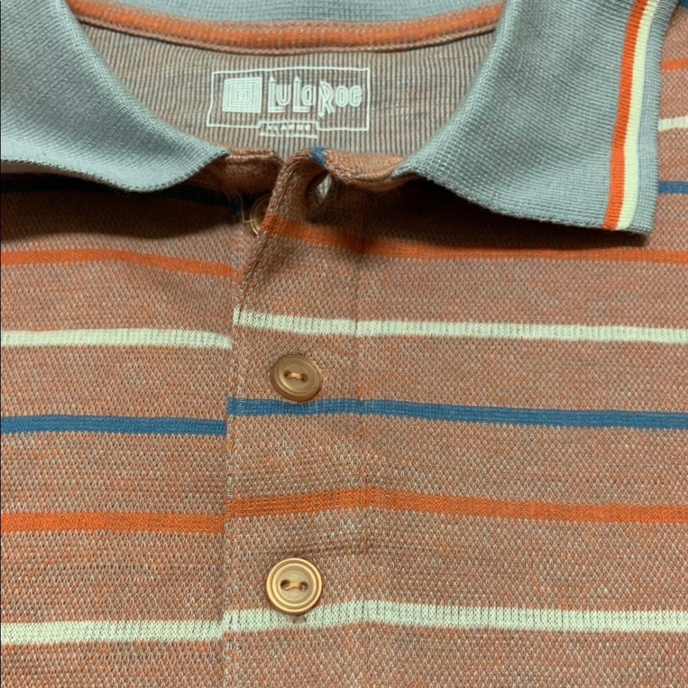 NWT LuLaRoe American Dreams Bud Polo XL